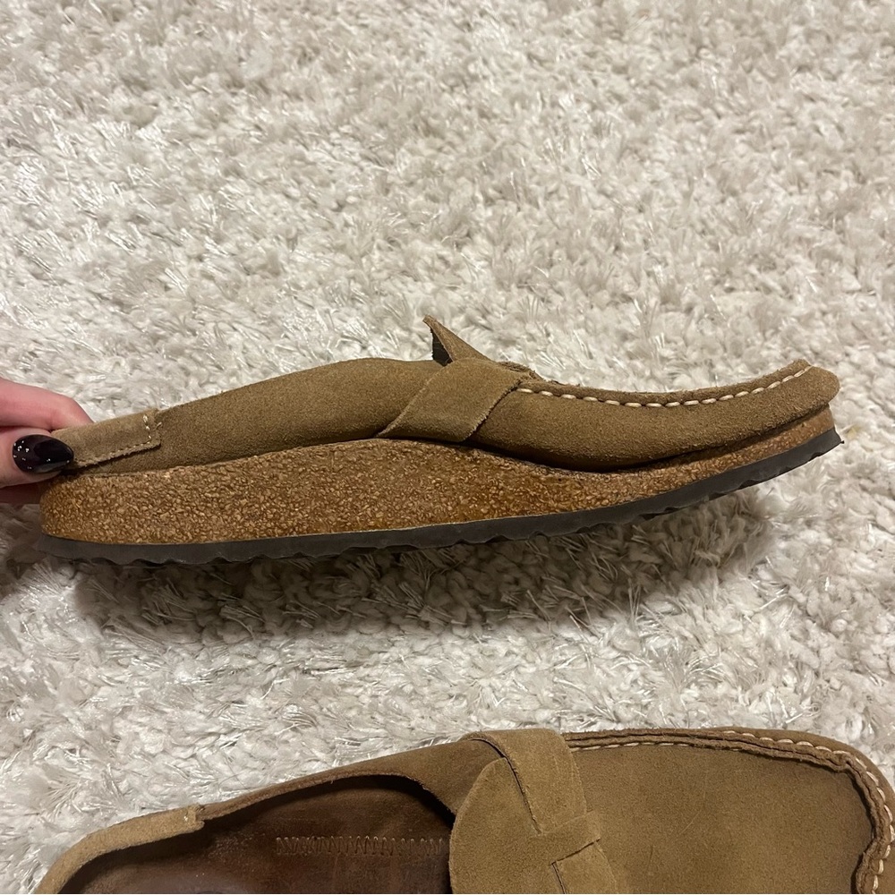 Birkenstock Buckley Brown Suede Slip-On Loafers Women’s 9 Men’s 7 40 260 - Picture 10 of 12